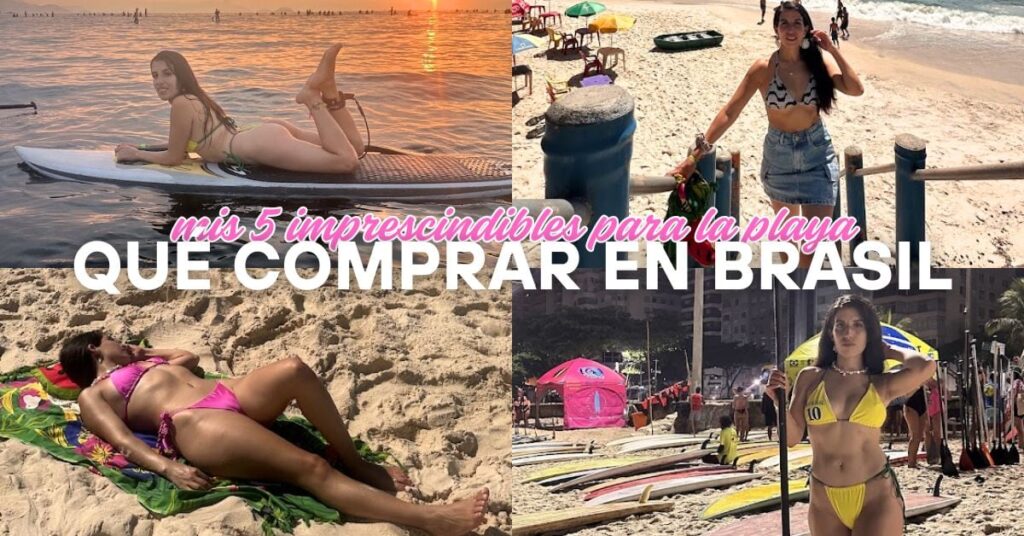 que llevar a la playa en Brasil